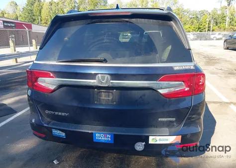 2018 Honda Odyssey Touring from USA, damaged, VIN 5FNRL6H84JB071538